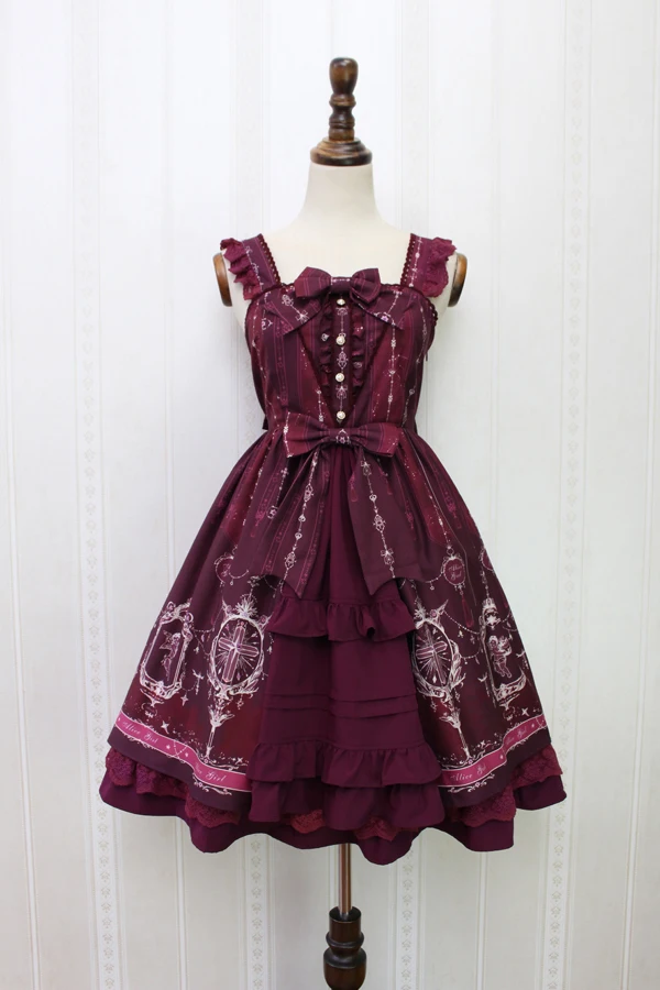Повседневное платье в стиле &quotЛолита&quot с изображением ангела и Креста|dress alice|dress