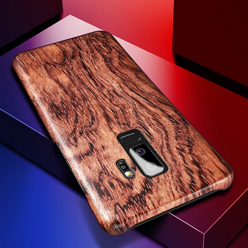 Чехол из натурального дерева для Samsung S9 Plus S9plus чехол