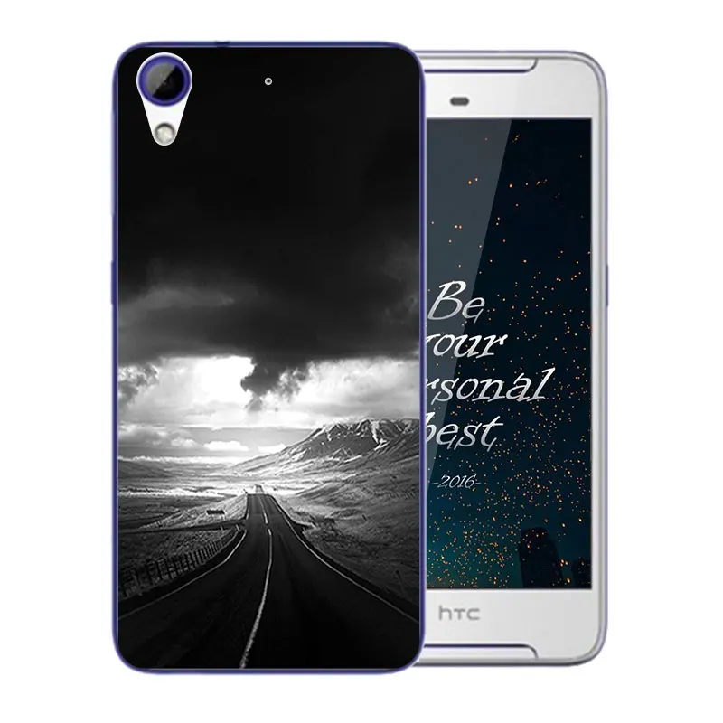 Phone Case For HTC Desire 628/628 Dual Sim Color Pattern Soft Silicone Transparent Back Cover 628 Coque |