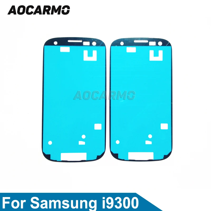 Aocarmo 2 шт./лот клейкая лента для сенсорного ЖК экрана Samsung Galaxy S3 i9300|Наклейки