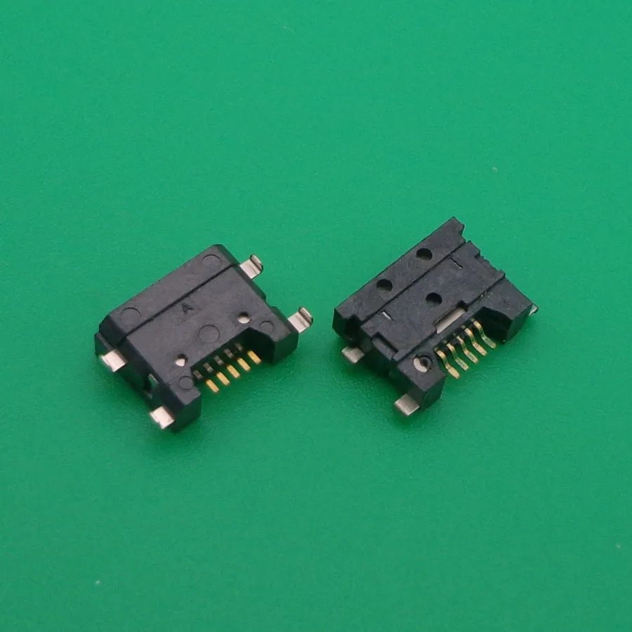 2-50 шт./лот мини микро USB разъем для зарядки порт док-станция питания 5pin женские