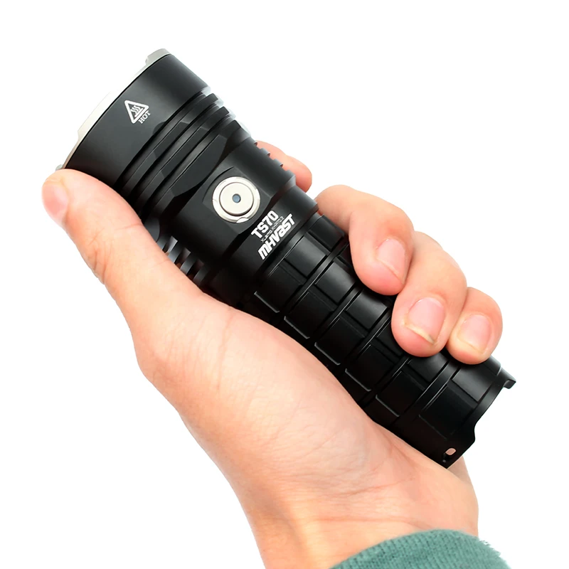 Новинка! Светодиодный фонарик mhsm ts70 cree XHP70.2 3860 lumnes высокомощный для поиска Type c 2A