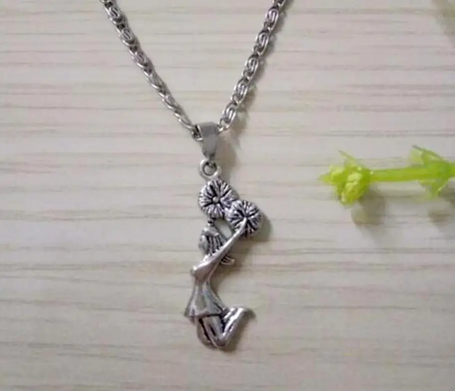 Новые модные украшения Винтаж античный серебряный цвет милые девушки-болельщики