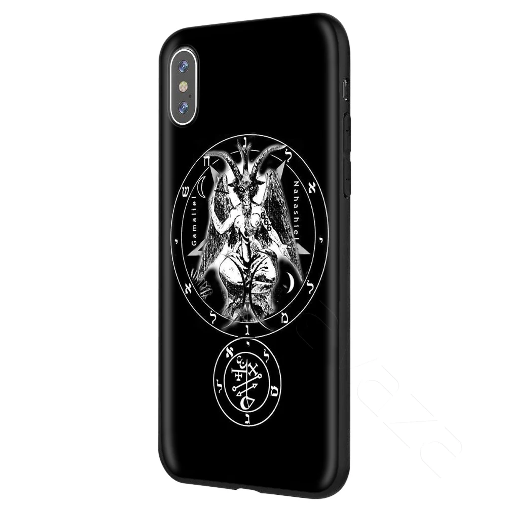8 Чехол Lavaza Pentagram 666 Demonic Satanic для iPhone 11 Pro XS Max XR X 8 7 6 6S Plus 5 5S se - Цвет: 8