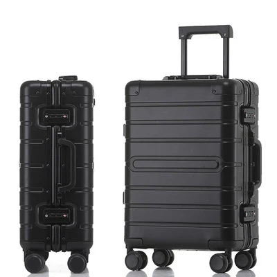 1PCS LEINASEN Дешевые алюминиевый дорожный костюм чехол 2" TAS LOCK spinner 20" Бизнес чехол на колесиках - Цвет: 1PCS