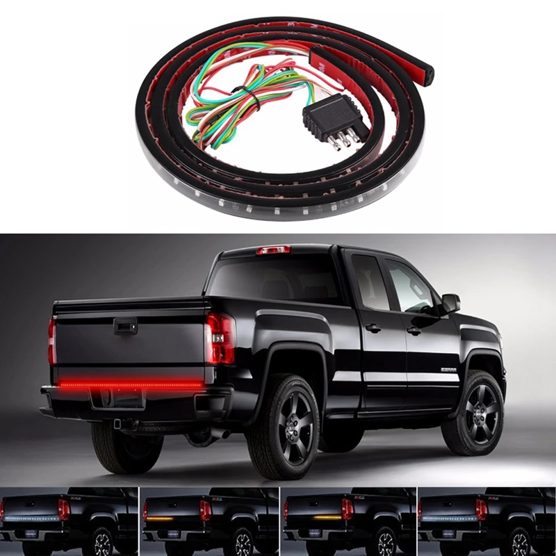 SITAILE Гибкая 12 В Автомобильная светодиодная сигнальная лампа полоса Свет задняя