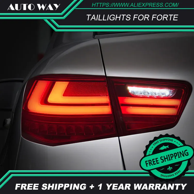Автомобильный Стайлинг задний фонарь чехол для Kia Forte задние фары 2014 2018
