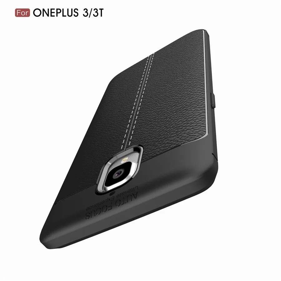 Чехол для One plus 3 Oneplus роскошный кожаный ТПУ силиконовый чехол телефона Oneplus3 3T