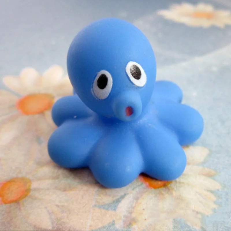 13pcs/set Mixed Animals Baby Bathing Toy Colorful Soft Rubber Float Squeeze Sound Squeaky Toys BM88 | Игрушки и хобби