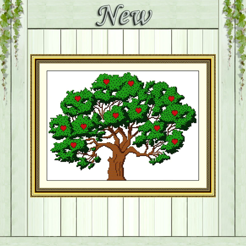 В форме сердца дерево завод китайский талисман картина с деньгами Счетный Печать