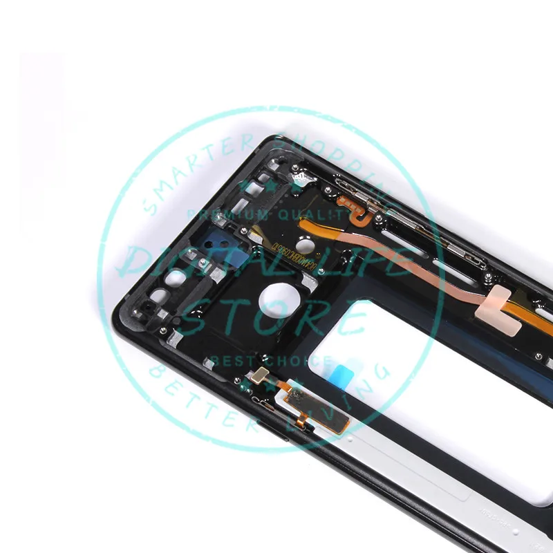 Лицевая панель для Samsung Galaxy Note 8 передняя ЖК дисплей с поддержкой корпуса запасные