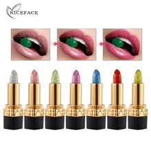 NICEFACE Magic Температура изменить Цвет Lip stick Водонепроницаемый