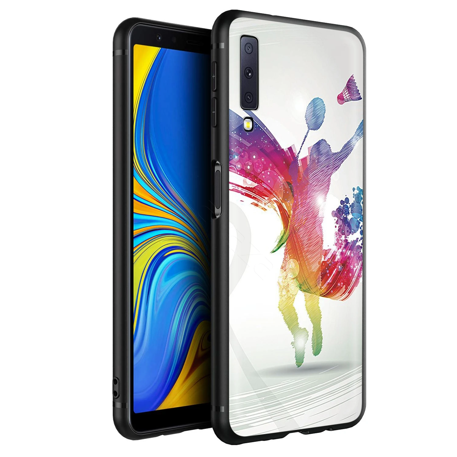 Спортивный чехол для бадминтона Samsung Galaxy J6 A9 A8 A7 A70 A6 A5 A50 A40 A30 A3 A10 A51 A71 A81 A91