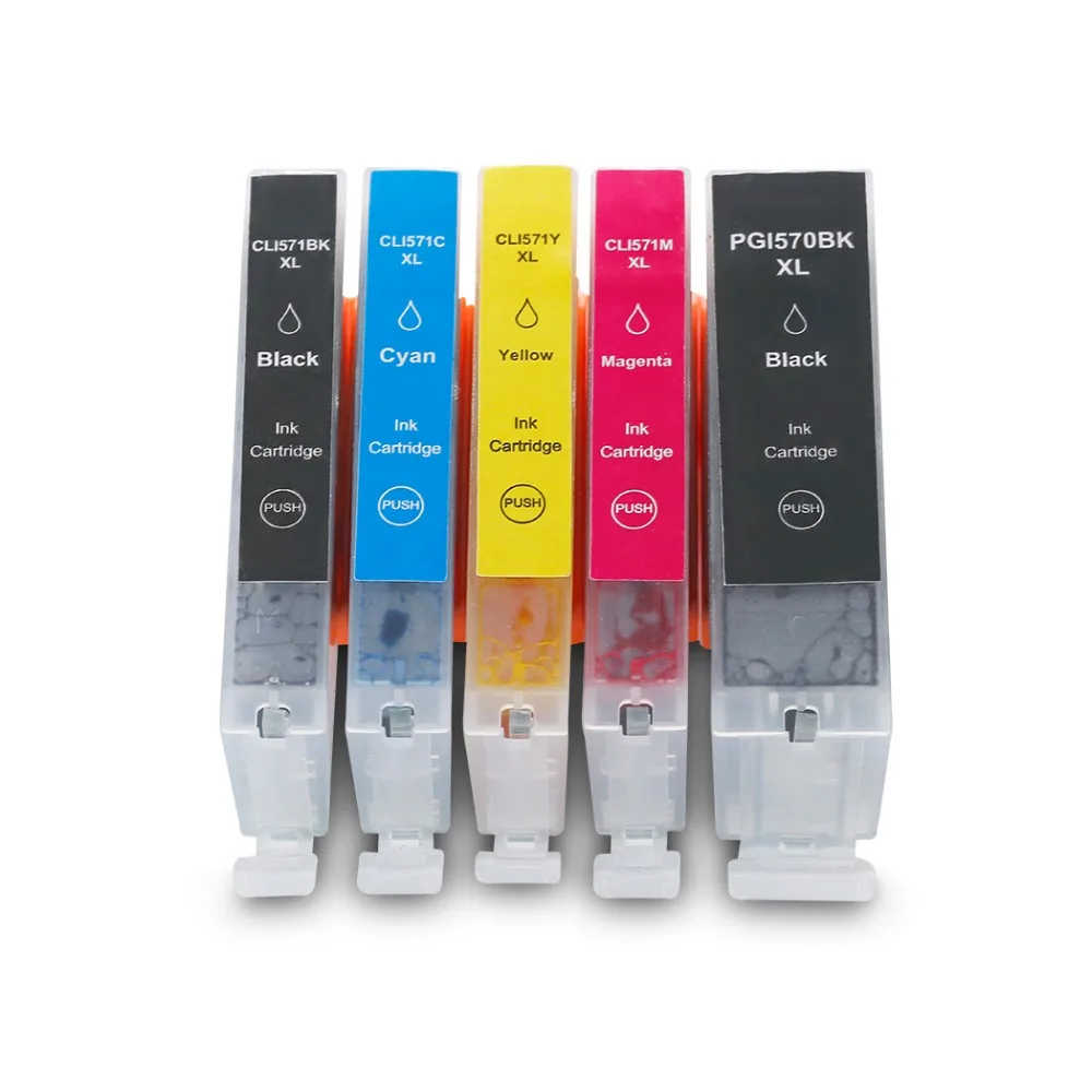 PGI-570 CLI-571 картриджи для Canon PIXMA MG5750 MG5751 MG5752 MG5753 MG6850 MG6851 MG6852 MG6853 MG7750 MG7751 MG7752 |