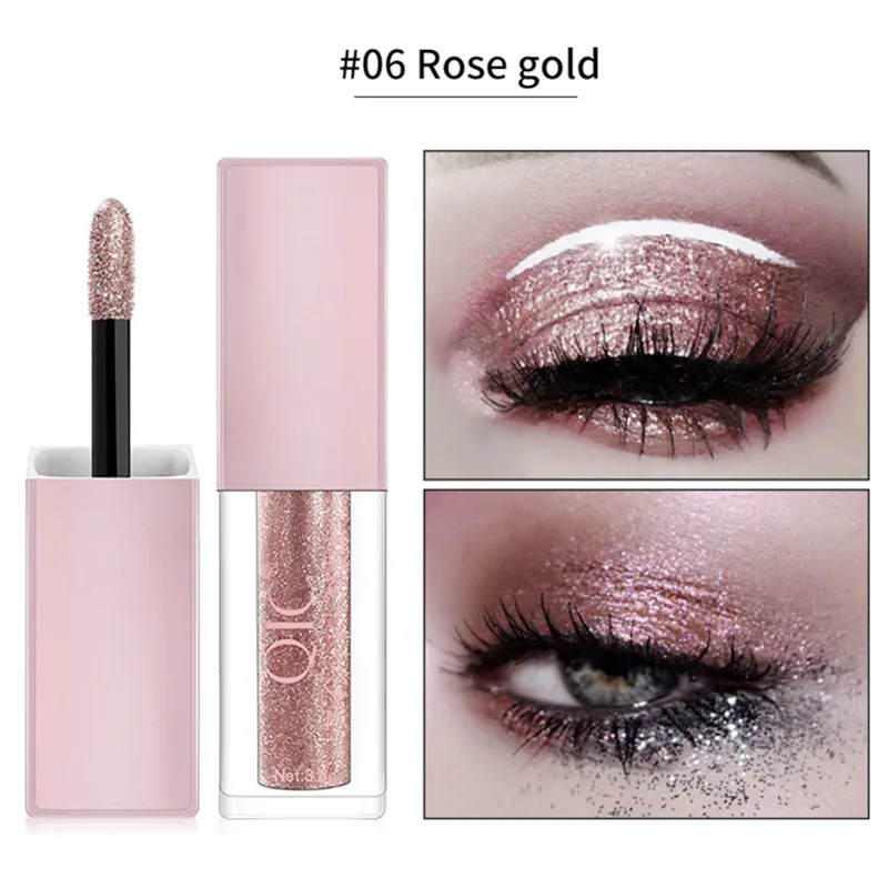 Брендовый Блестящий жидкая Алмазная блестящая косметика для глаз блестящий крем