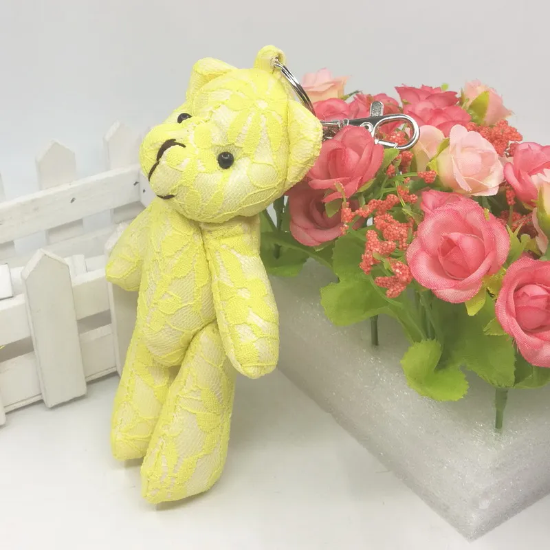 1 шт. 11 см кружевная одежда Мишка на шарнирах Urso De Pelucia Oso кукла сумка для сотового
