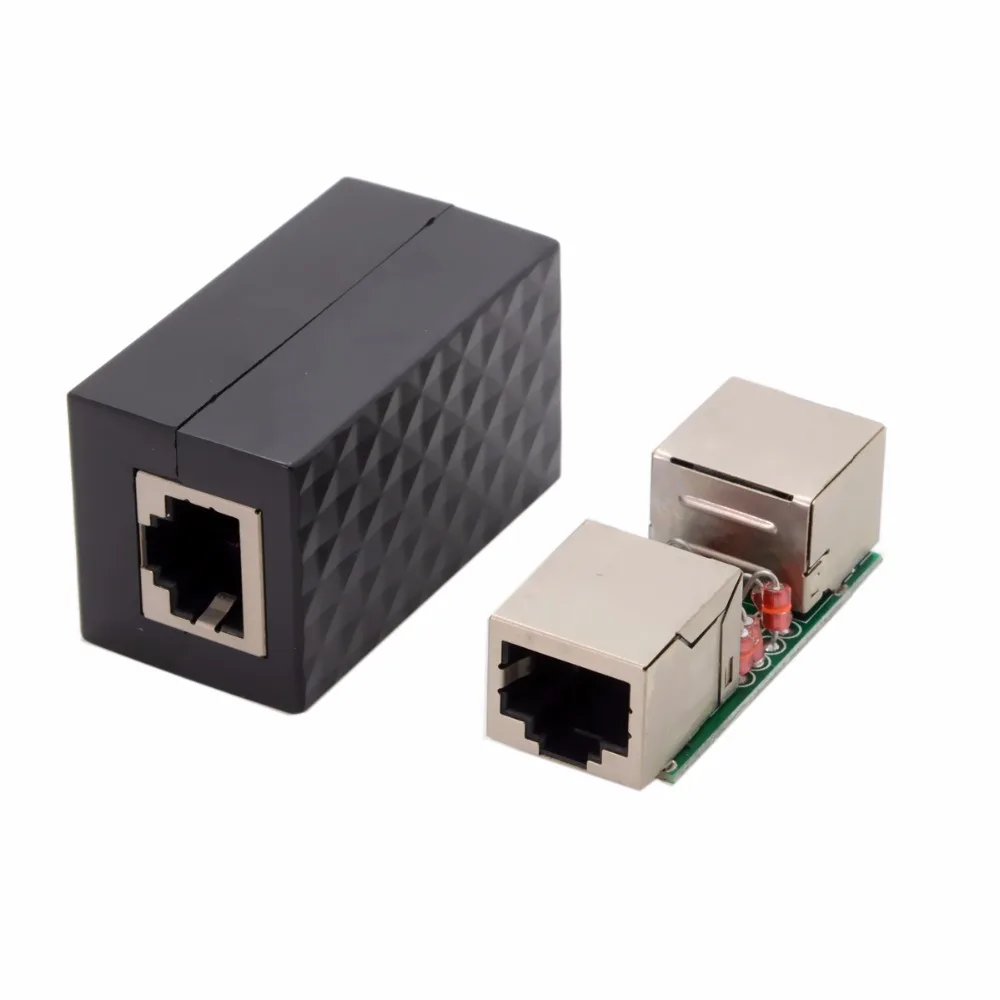 5 шт./лот Защита от молнии RJ45 UTP STP CAT6 CAT5e Женский сетевой адаптер Lan удлинитель |