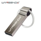 WANSENDA металлический водонепроницаемый USB флеш-накопитель, 128 ГБ, 64 ГБ, 32 ГБ, 16 ГБ, 8 Гб