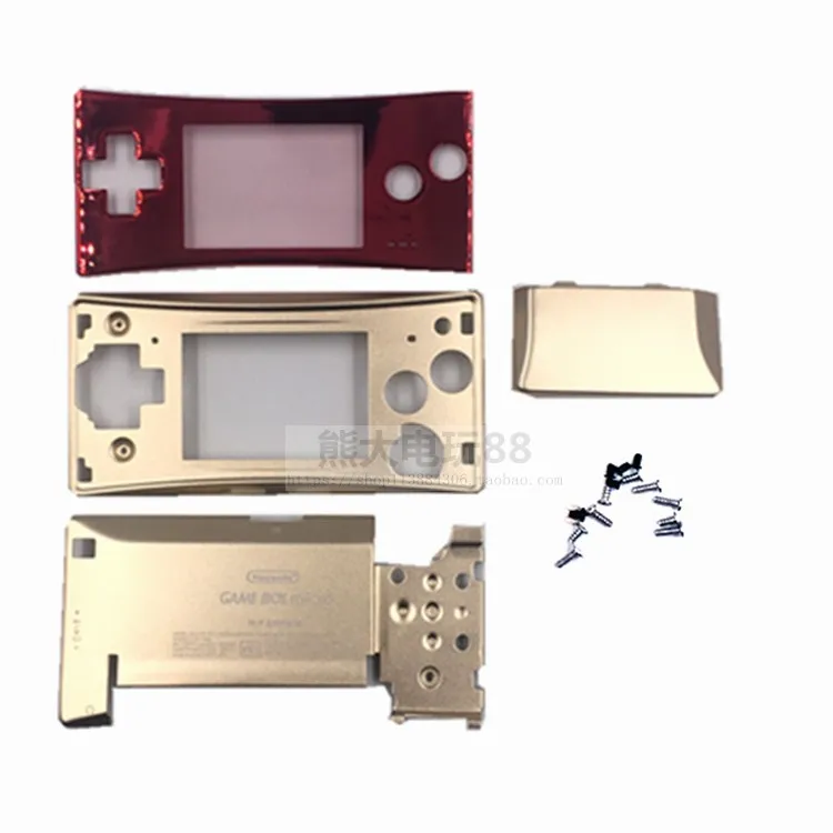 OEM металлический высококачественный корпус чехол для микро консоли GameBoy сменная