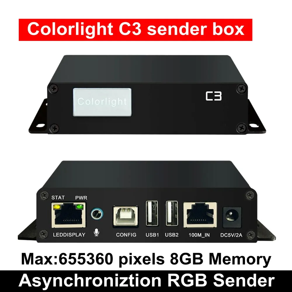 

Asynchronization Full Color LED Video Display Colorlight C3 Player Sender Box(Directly work with 5A-75B receiving card)