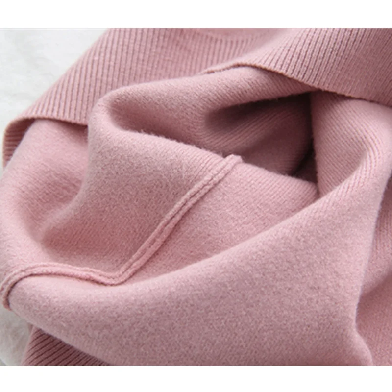 2017 Autumn Winter Warm O-Neck Long Sleeves Strawberry Embroidery Knitwear Women White Pink Knitting Shirt Sweater S589 | Женская одежда