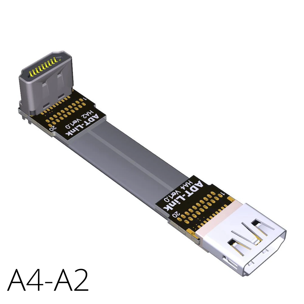 Кабель-удлинитель HDMI штырь-гнездо короткий и удобный для Google Chrome Cast Fire TV Stick