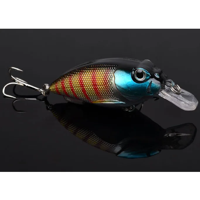 Lot /9pcs Plastic Fishing Lures Bass CrankBait Crank Bait Tackle 4.5cm/4g B1549 AMY | Спорт и развлечения