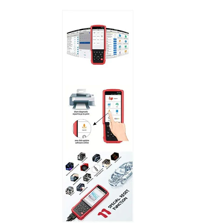 Запуск CRP429C OBD2 код ридер Поддержка двигателя/ABS/Подушка безопасности/AT+ 11 услуги Авто диагностический инструмент