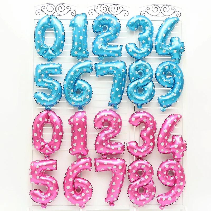 

Воздушные шары в виде цифр надувные шары из алюминиевой фольги, голубые, красные, розовые, 1 шт., 16, 32 дюйма