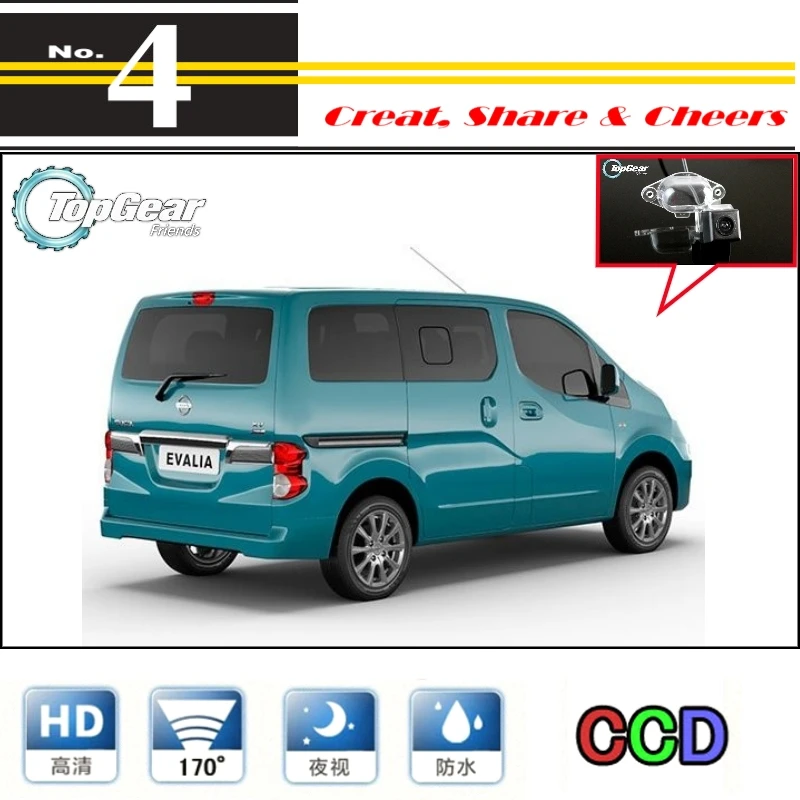 Автомобильная камера заднего вида для Nissan NV200 NV 200/Evalia PAL/NTSC CCD + RCA|camera buying|camera japancamera