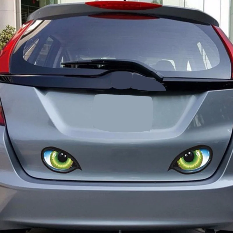 Новая 3D имитация зеркало заднего вида глаз Автомобильная наклейка