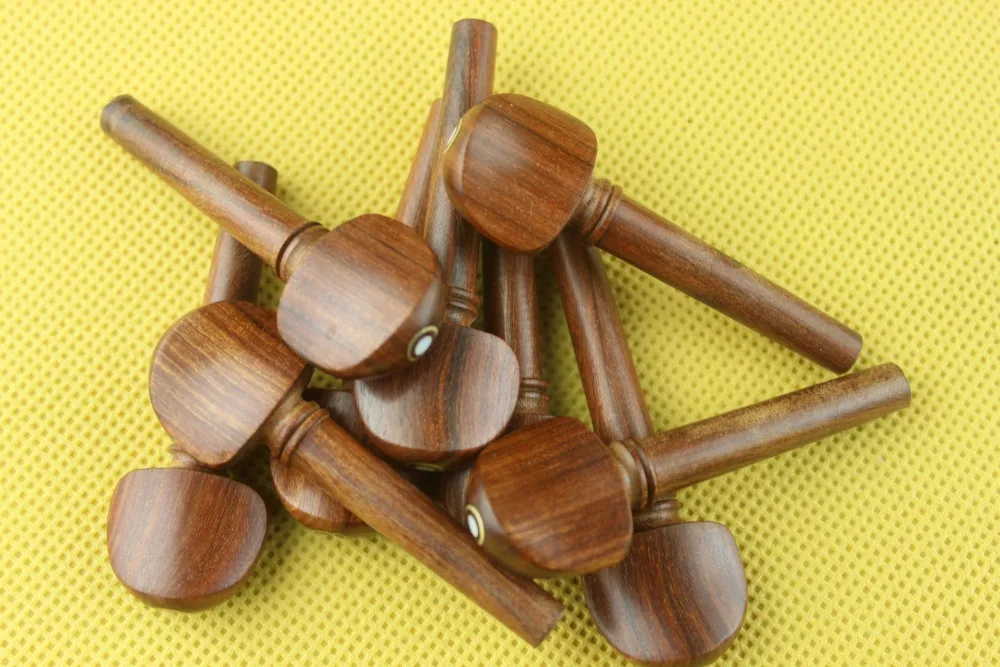 

50 pcs high quality 4/4 full size rosewood Violin pegs, violin accessories