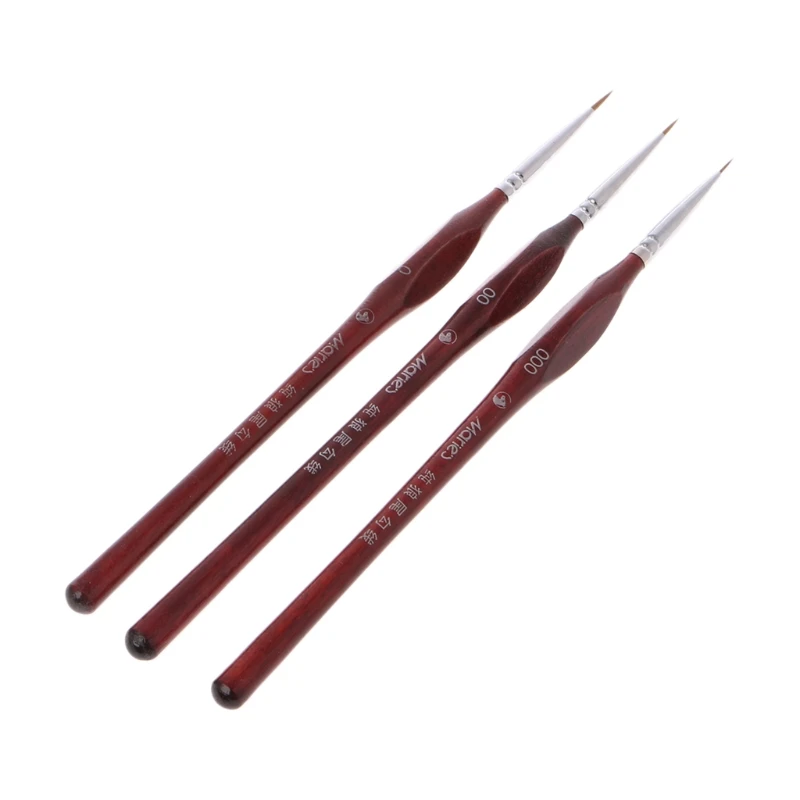 1 шт. миниатюрная кисть для детали краски Волчья щетина профессиональная ручка