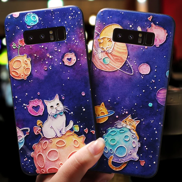 3D звезда с тиснением и изображением TPU Защитный чехол для samsung Galaxy M10 M20 J2 J3 J5 J7 Prime Neo S10e S10 плюс J4 J6 J8 чехол мягкий