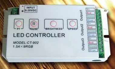 

LED RGB controller,CT902;1.5A*9 channel output,9-30V input