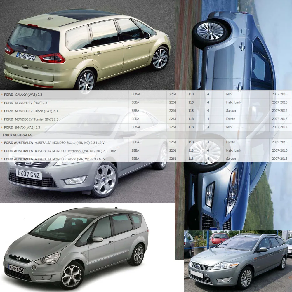 4 шт. 2-контактная Катушка зажигания для MAZDA 5 6 FORD GALAXY M-ONDEO IV S-MAX 2.3L (2006-2015) 6E5G12A366AE