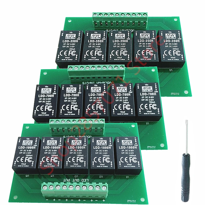 Светодиодный драйвер постоянного тока Meanwell LDD 5UP 350H 500H 700H 1000H DC + PCB|meanwell ldd|led driverled