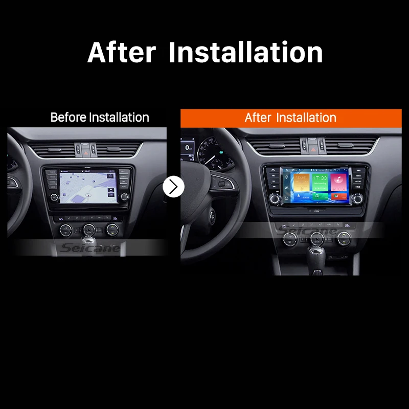 Seicane Android 8 0 дюймов 1Din автомобильный DVD Радио Аудио Стерео GPS мультимедийный плеер