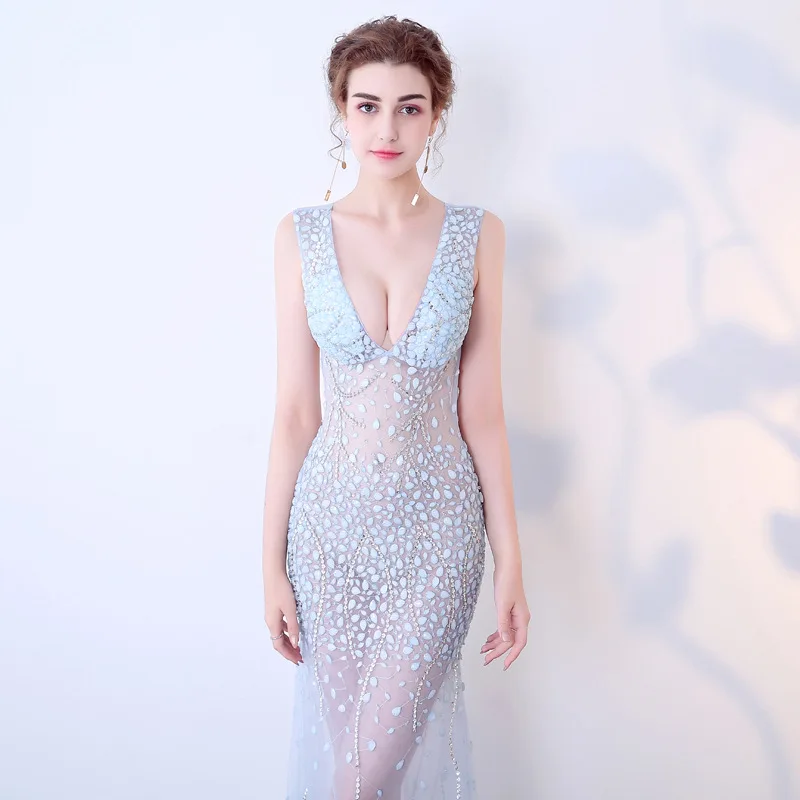 Дизайнер 2018 Для женщин платья элегантные свадебные вечерние Клубные пикантные