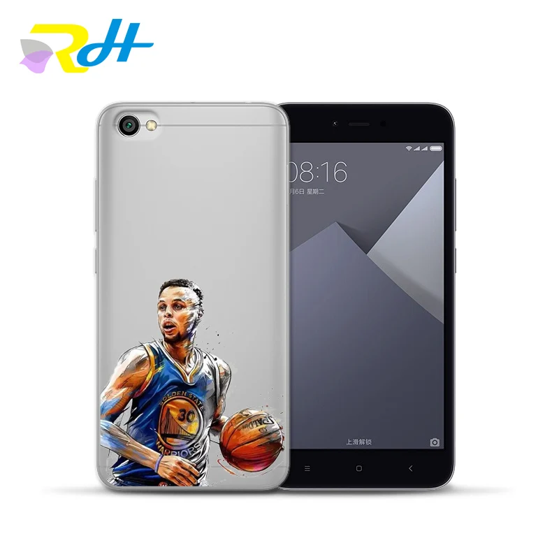 6 Для xiaomi Coque футляр ТПУ основа NBA Старр Джордан Джеймс Кобе чехол для xiaomi Redmi 4X 4A Pro Примечание 4X 5A mi 5X6 Plus - Цвет: 6
