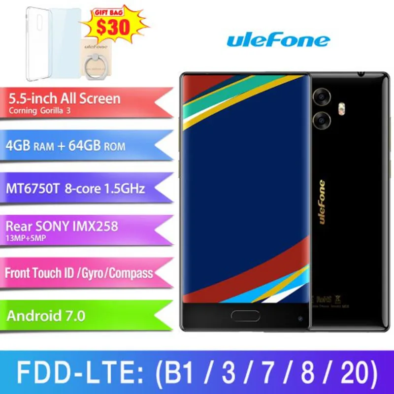 В наличии! Смартфон Ulefone Mix на Android 5 восемь ядер экран 7 0 дюйма 4 Гб + 64 ГБ|Смартфоны| |