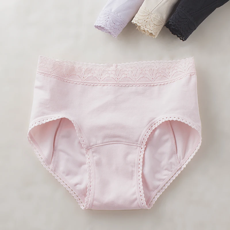 

New arrival brief cotton 100% cotton briefs women's leak-proof physiological pants