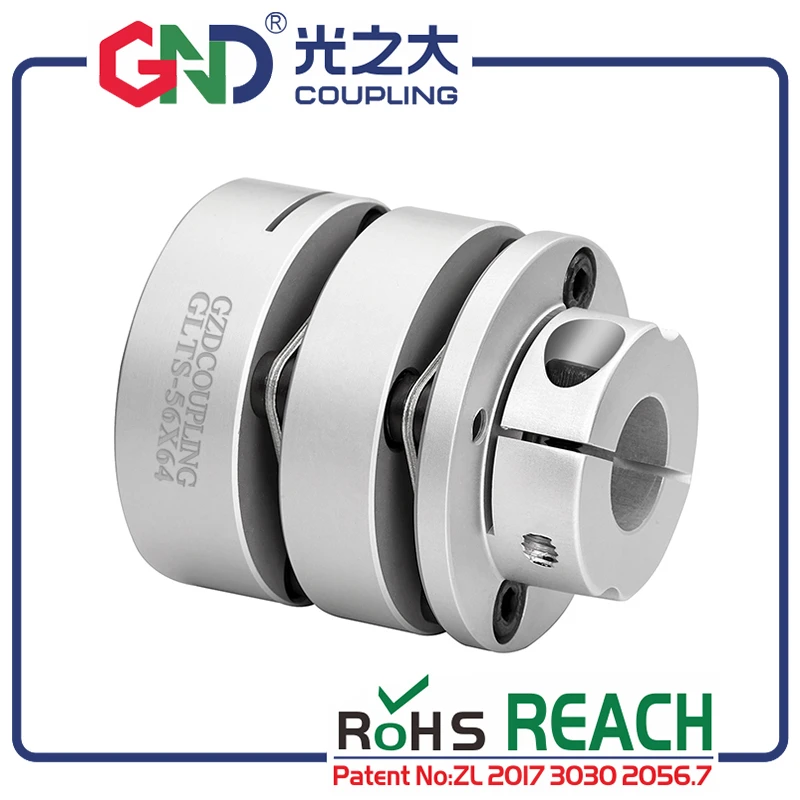 GND double diaphragm flexible coupling aluminum alloy clamp for shaft encoder couples stepmotor connect quick coupler CNC | Обустройство