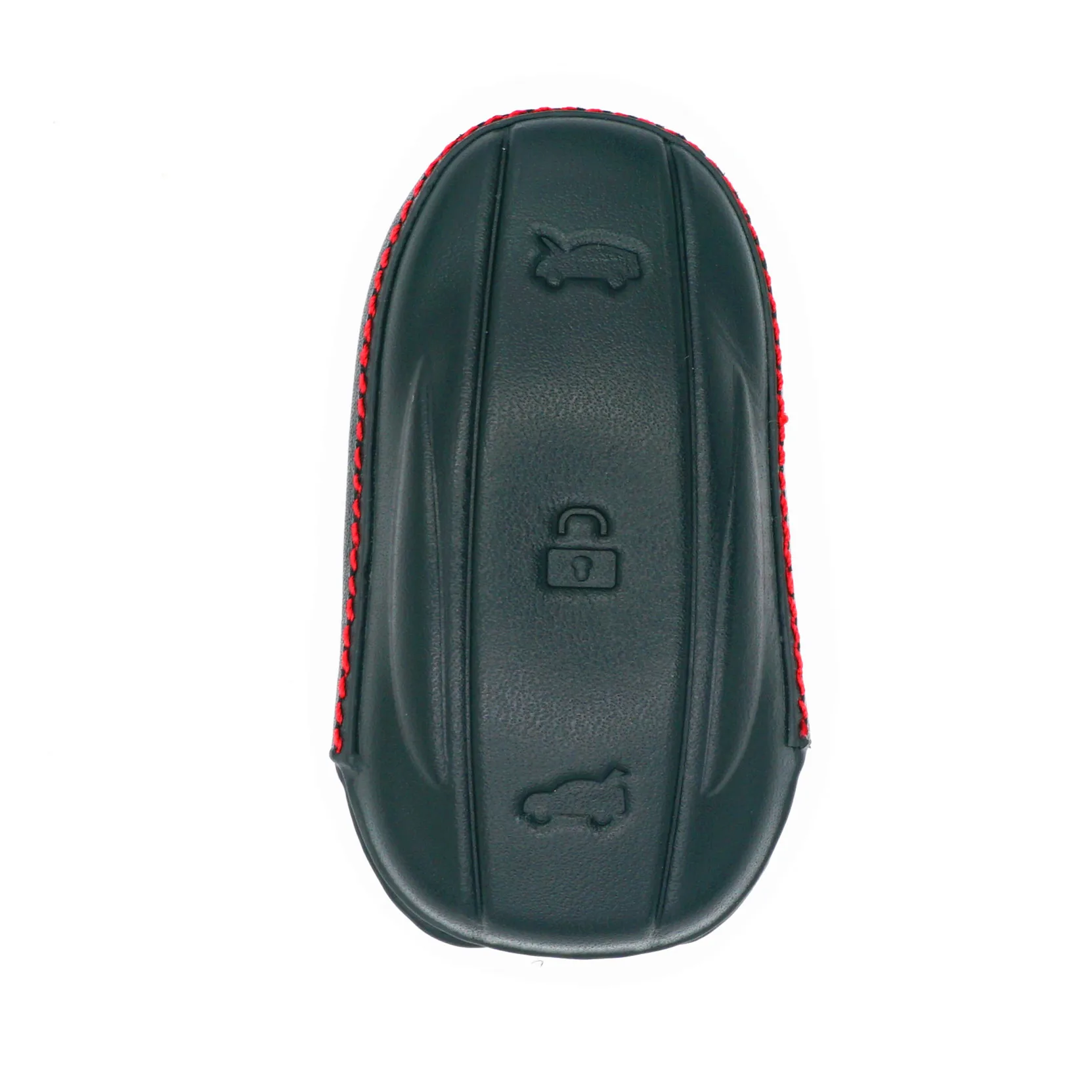 

WFMJ Черный 4D кожаный чехол с 3 кнопками для дистанционного управления фотодержателем чехол Fob подходит для Tesla Model X