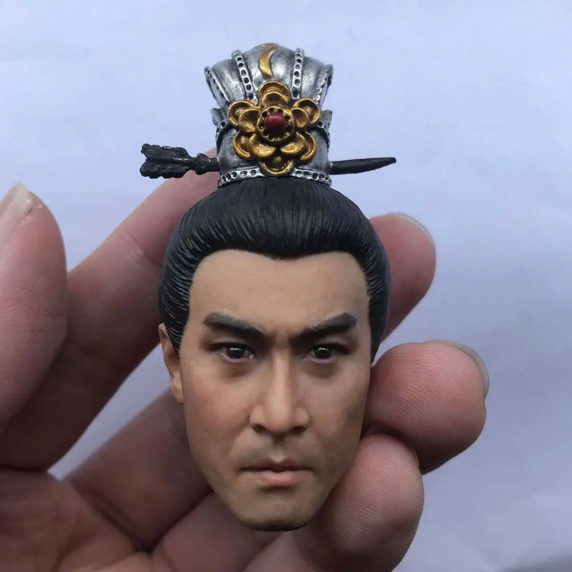 1:6 весы Чжао Юнь голова лепить Романтика трех игрушки Королевства фигурку |