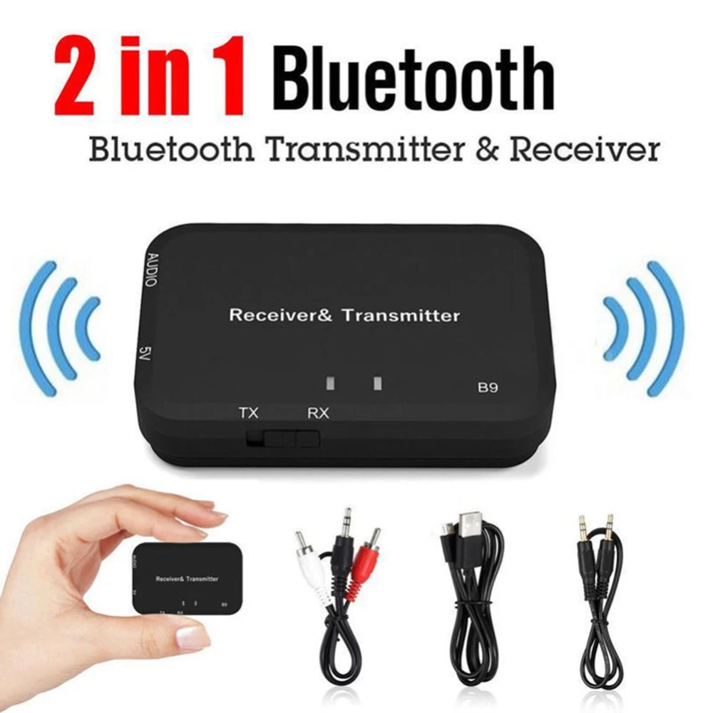 Беспроводной приемник Bluetooth 2 в 1 передатчик V4.2 музыка IOS ТВ адаптер 3 5 мм аудио