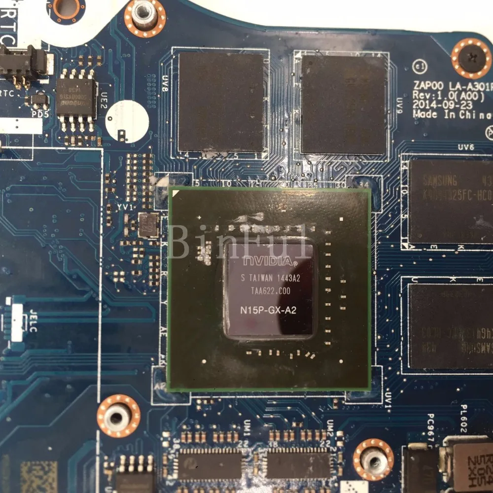 Высокое качество для Alienware 13 материнская плата ноутбука ZAP00 LA A301P с SR1EF I5 4210U CPU N15P GX