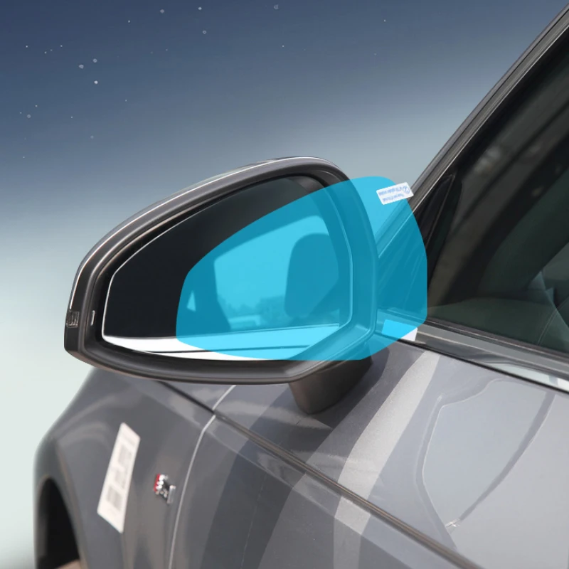 2PCS Anti Fog Car Window Clear Film Rearview Mirror Protective For Audi Q5 FY 2018-Present Waterproof Sticker | Автомобили и