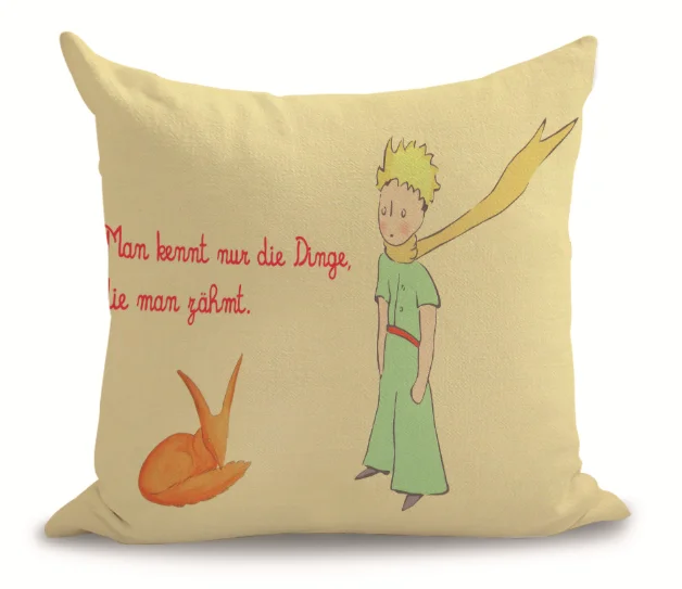 Наволочка на шею с изображением Маленького принца льняная кровать подушки для