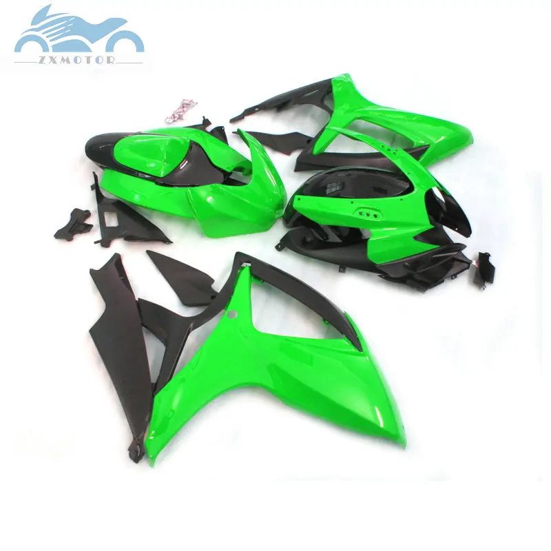 

Custom Injection Fairing for Suzuki GSXR 600 K6 750 2006 2007 motorcycle fairings kit GSXR 750 GSXR600 06 07 green aftermarket